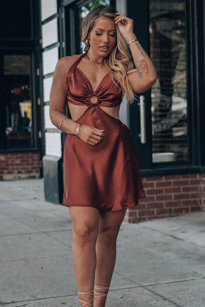 Need My Love Cutout Mini Dress FINAL SALE