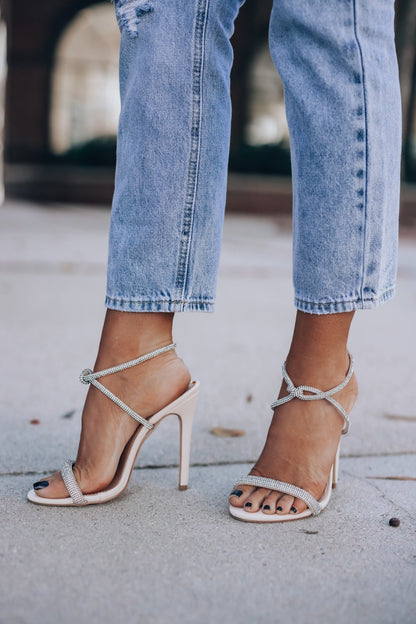 Aliza Rhinestone Heels FINAL SALE