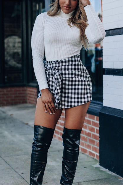 Love You More Knit Turtleneck Bodysuit (Ivory) FINAL SALE
