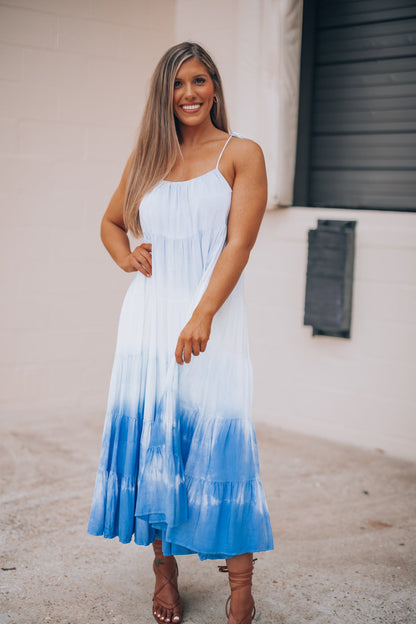 Indy Tie Dye Midi Dress FINAL SALE