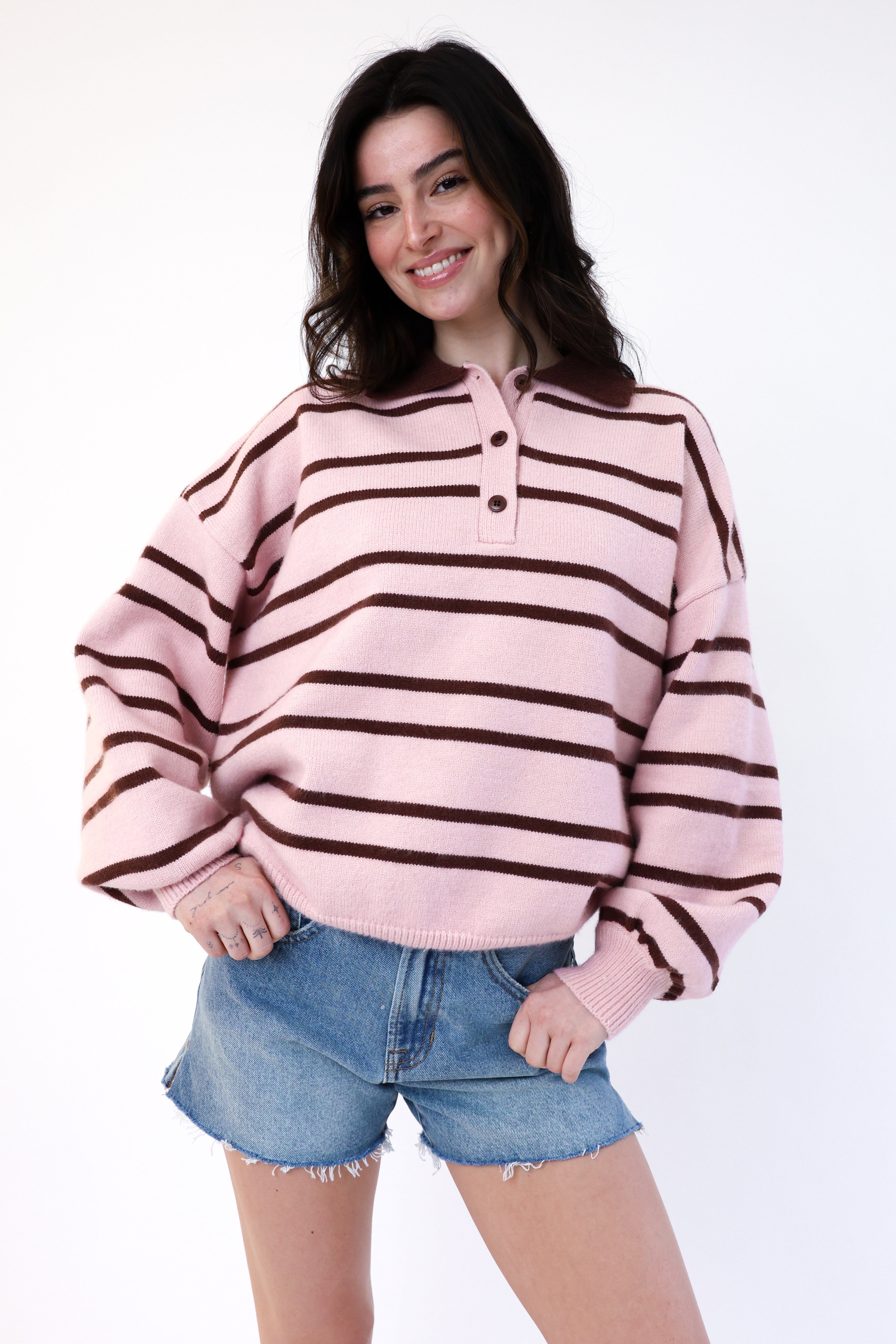 Levi Sweater in Pink