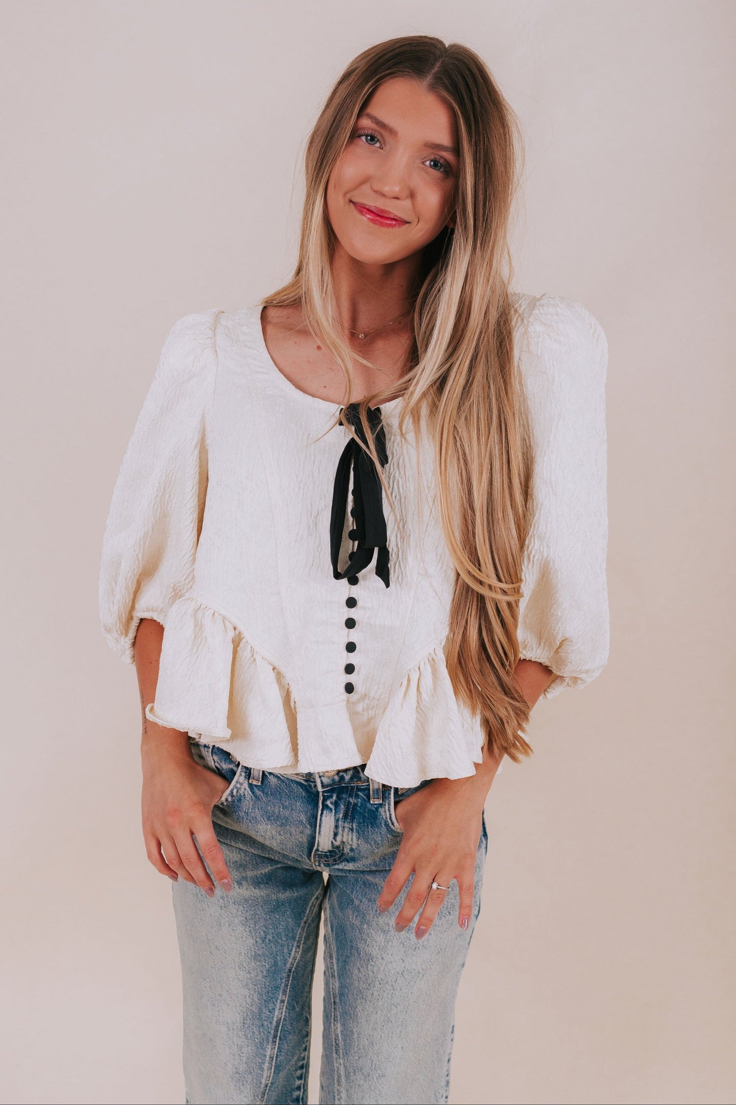 FREE PEOPLE - Pamela Bow Top