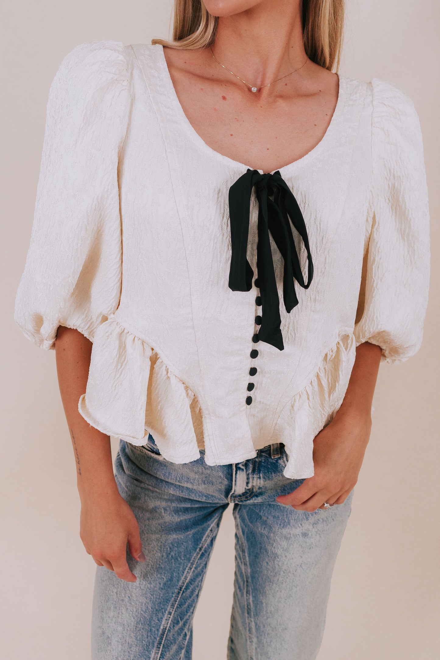 FREE PEOPLE - Pamela Bow Top