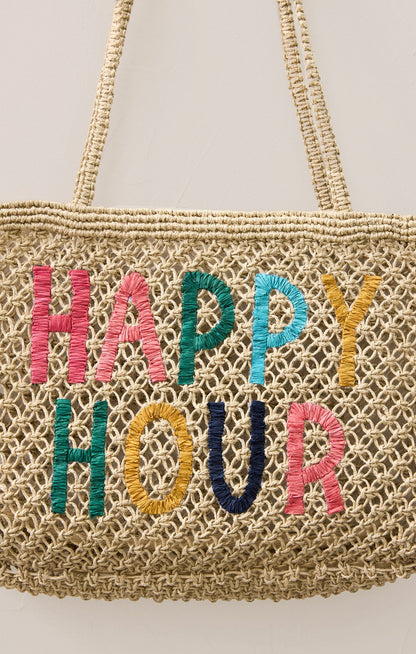 Woven Jute Tote Bag