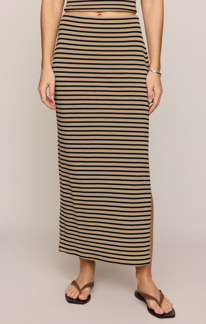 Ainslie Stripe Midi Skirt