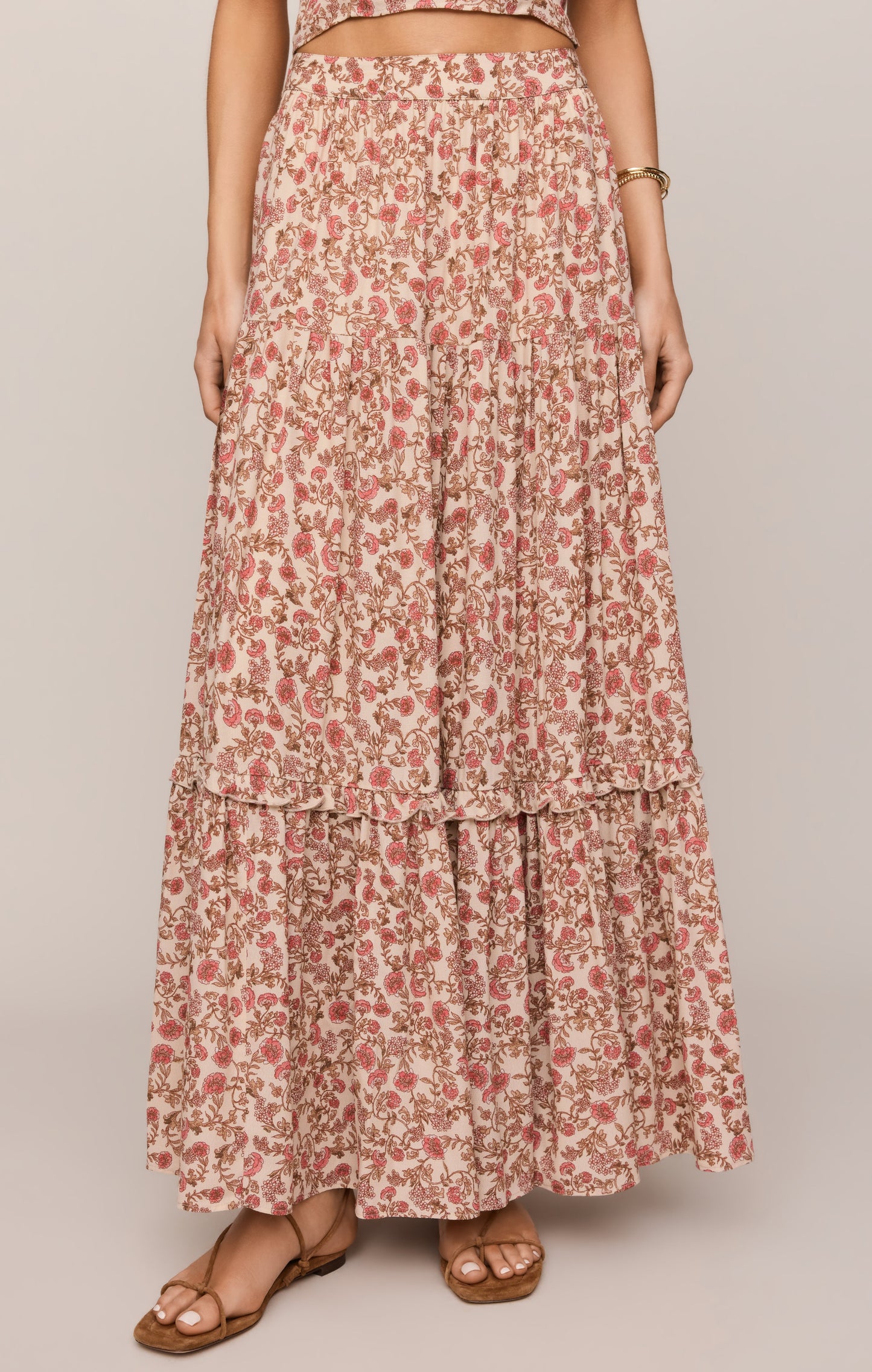 Mora Floral Maxi Skirt