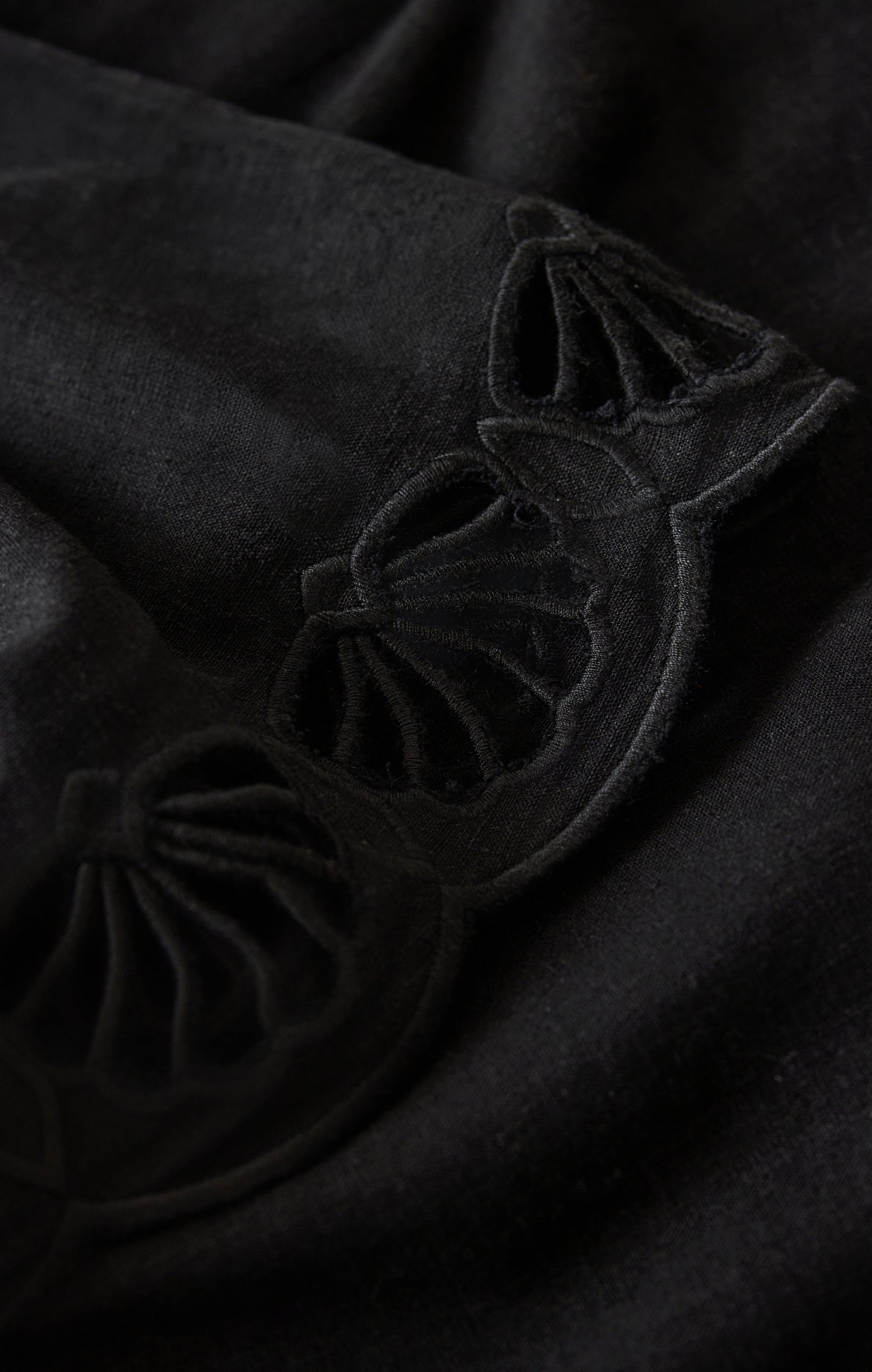 Charlene Embroidered Linen Top