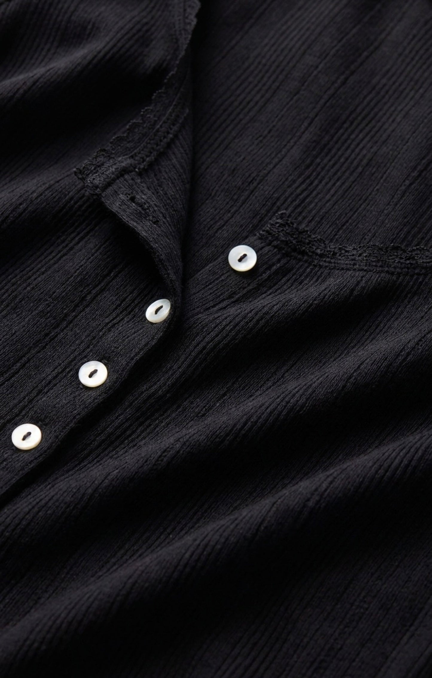 Lainey Pointelle Button Front Tank