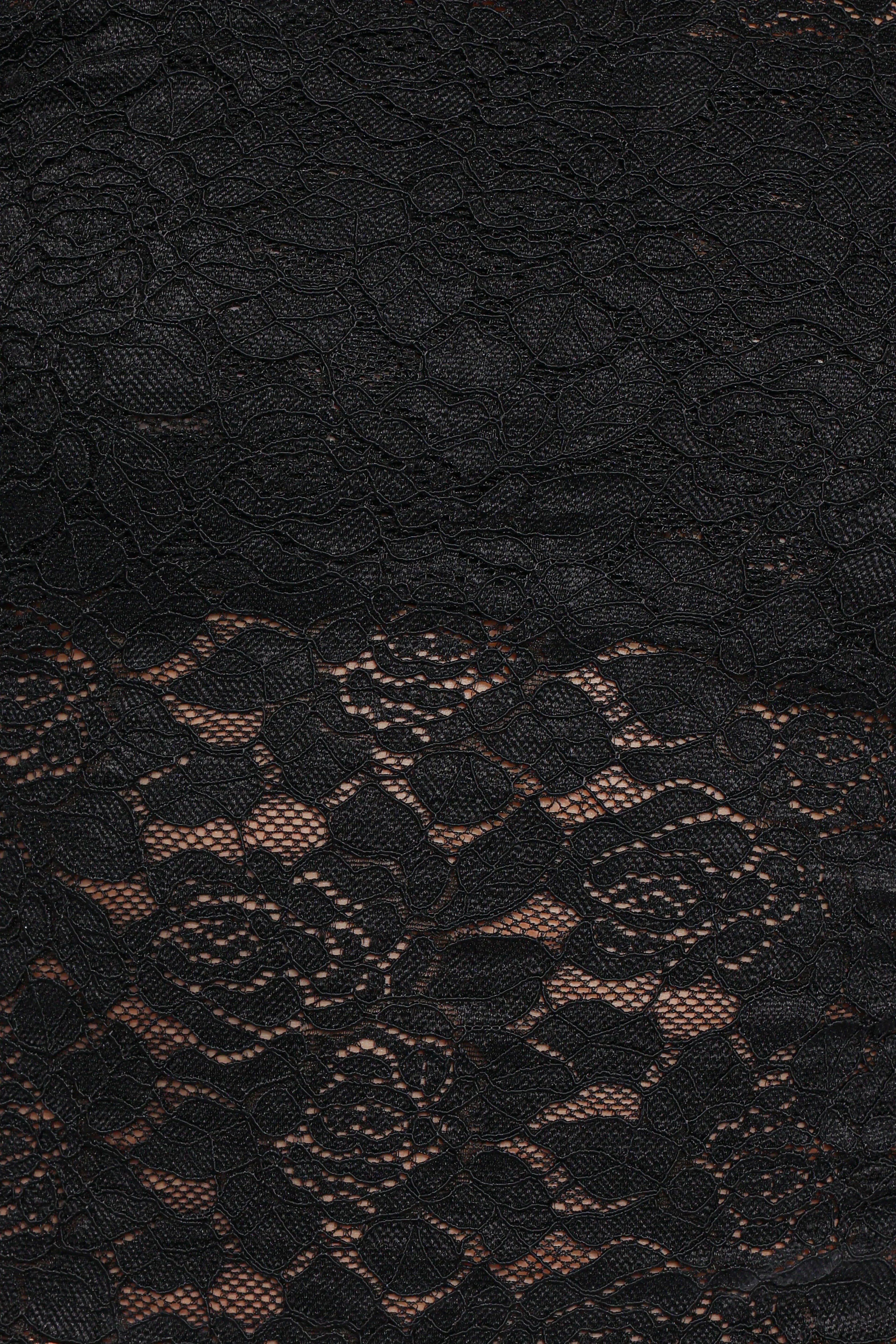 Iveta Lace Top - Black
