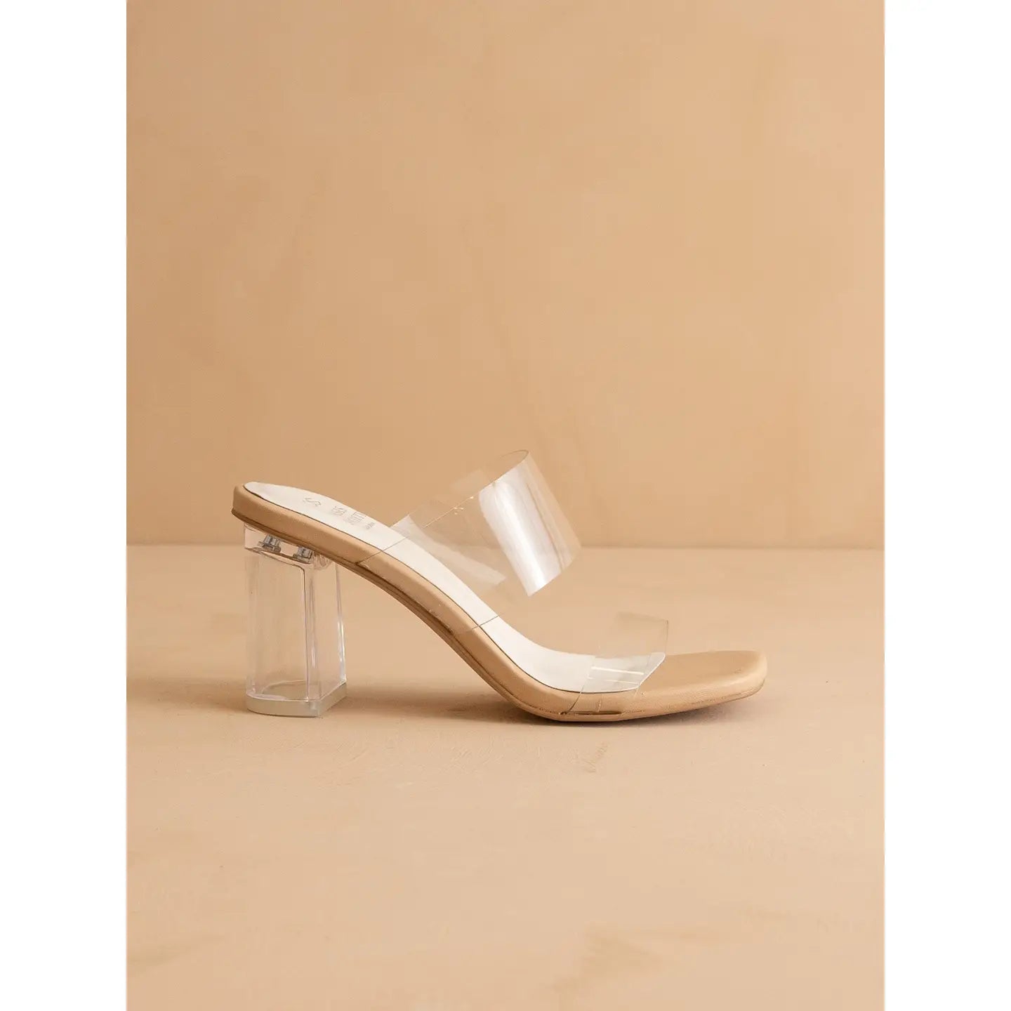 Emma Clear Invisible Block Heel