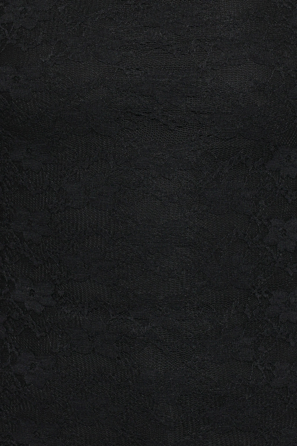Skyler Square Neck Stretch Lace Top - Black