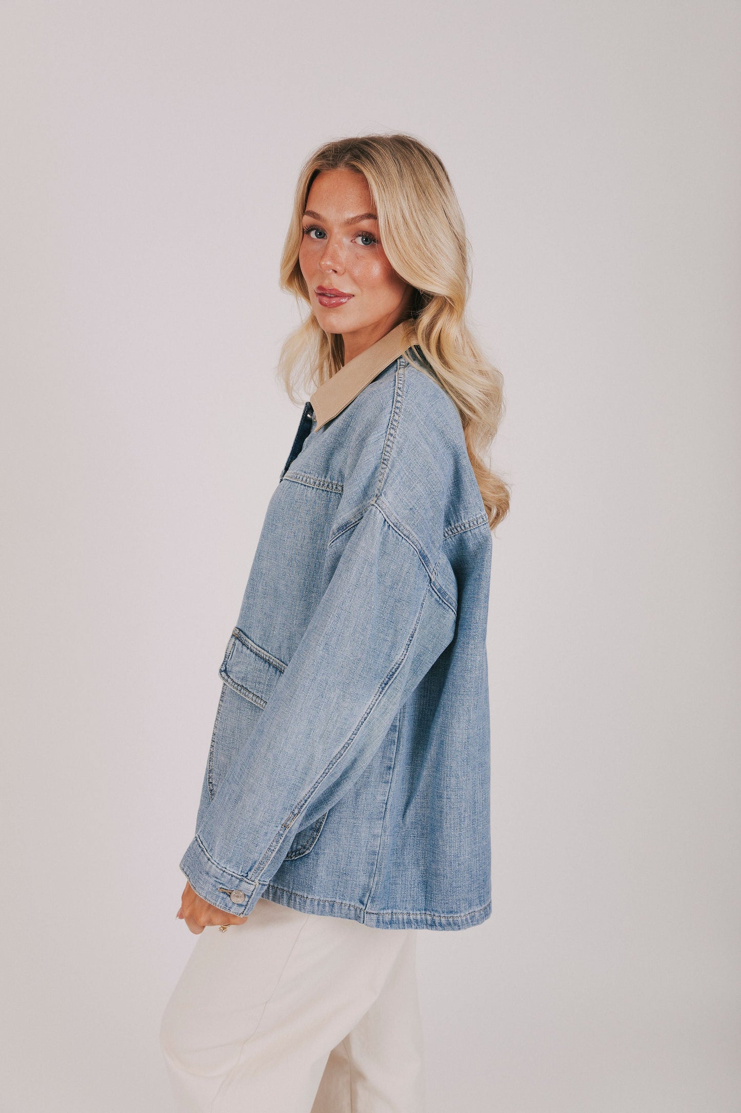FREE PEOPLE - Lemon Denim Jacket