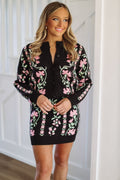 More to Come Knit Mini Skirt -  Black