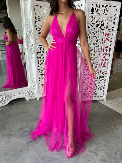 Love Spell Gown (Fuchsia)
