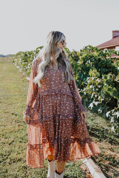 Buy You Flowers Floral Maxi Dress