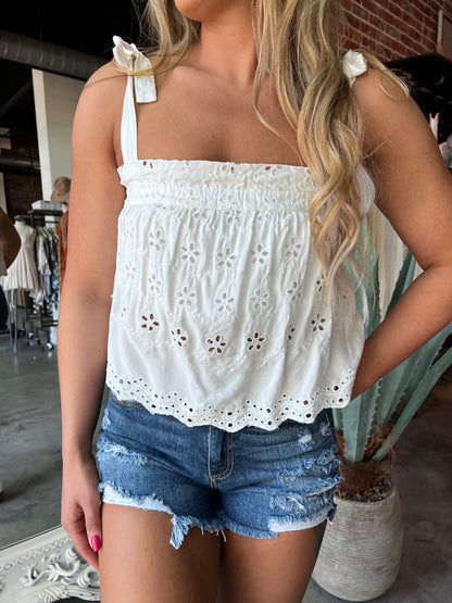 Endless Lace Tank Top FINAL SALE
