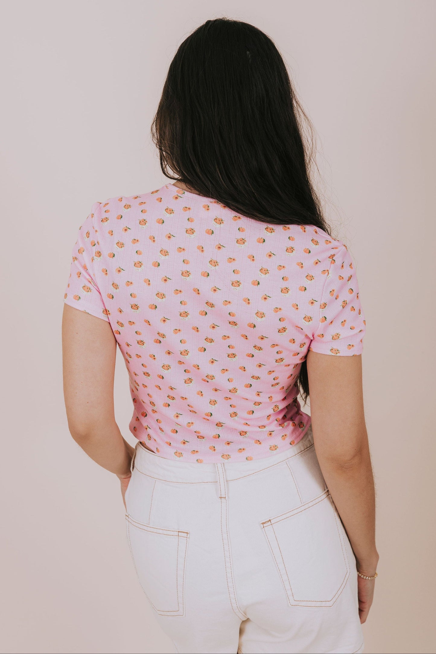 Sweet As A Peach Top