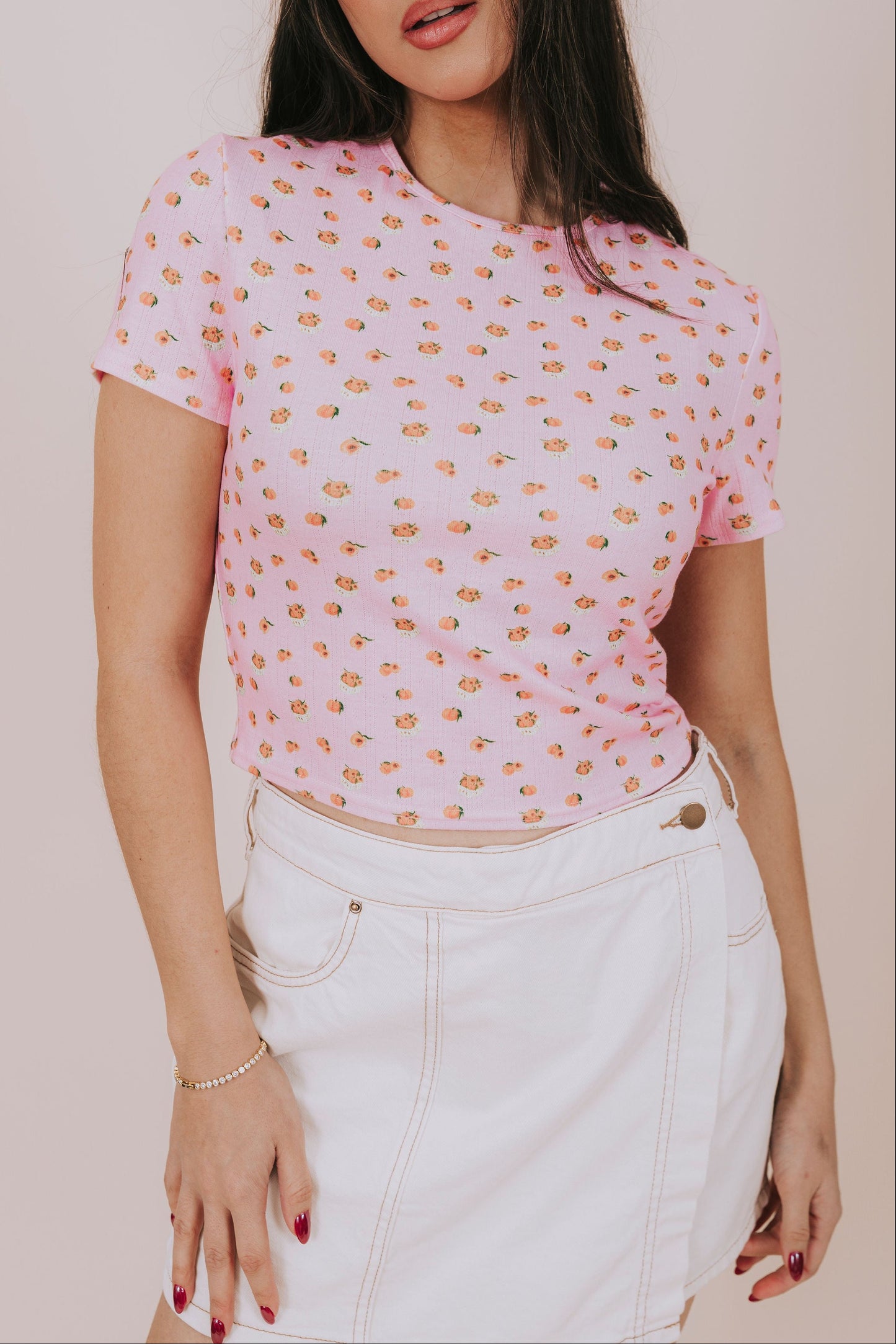 Sweet As A Peach Top