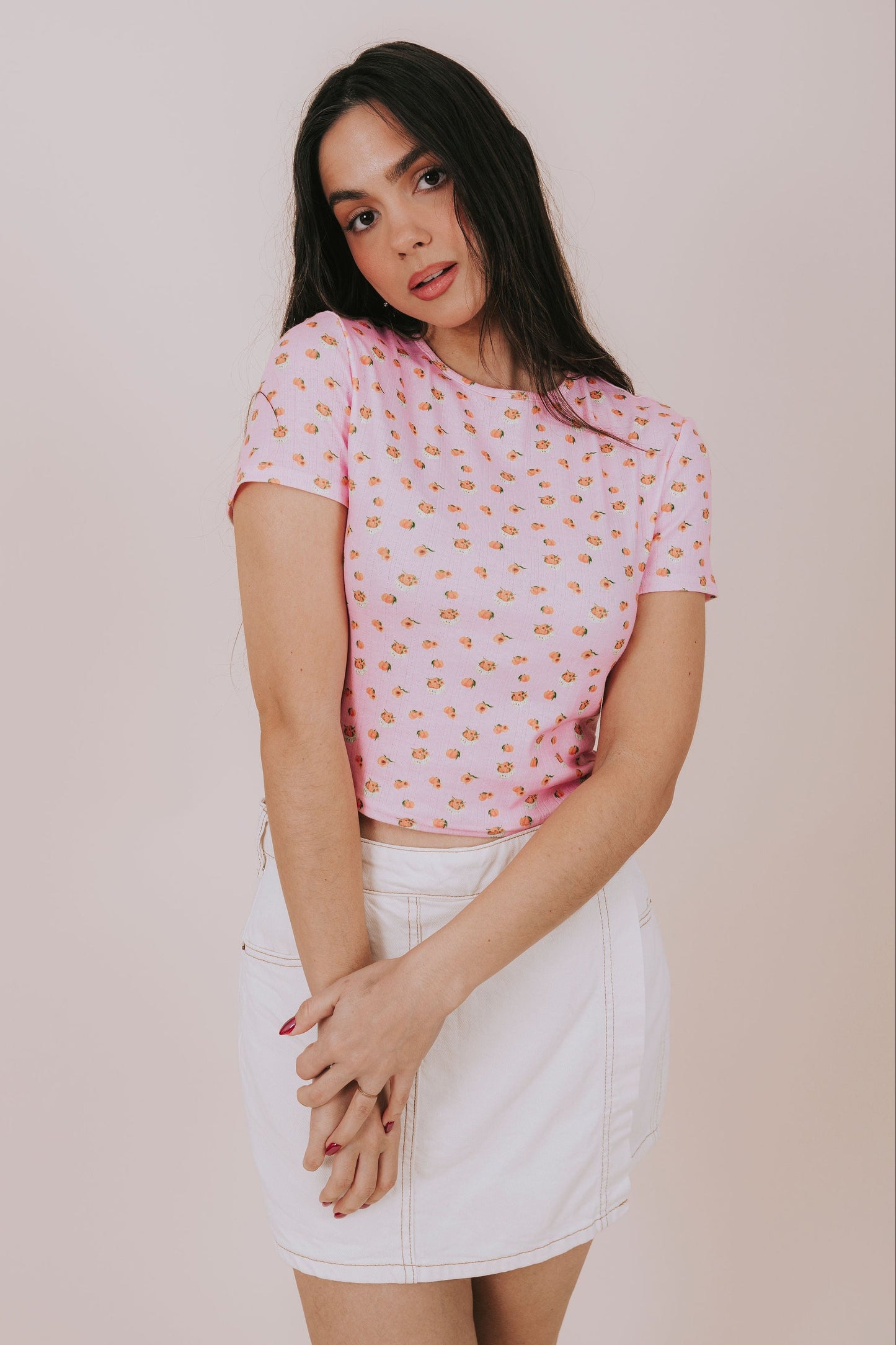 Sweet As A Peach Top