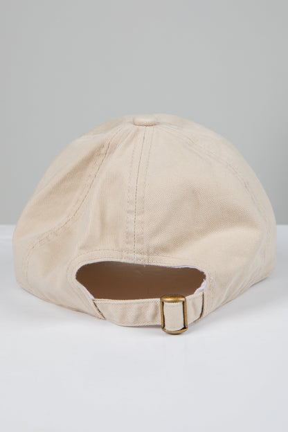 Beige Pray Script Hat