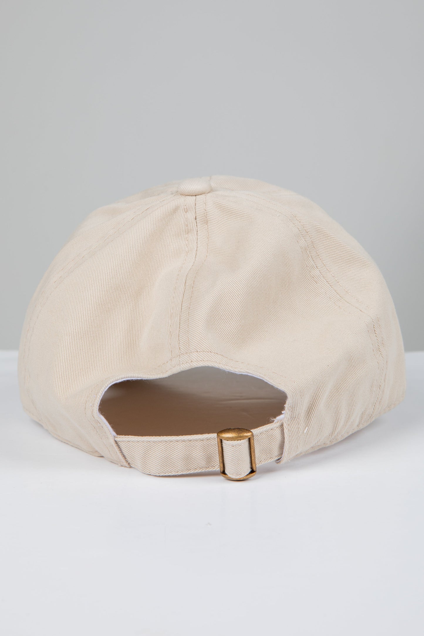 Beige Revival Script Hat