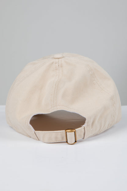 Beige Revival Script Hat
