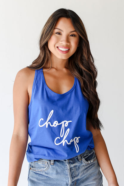 Blue Chop Chop Tank
