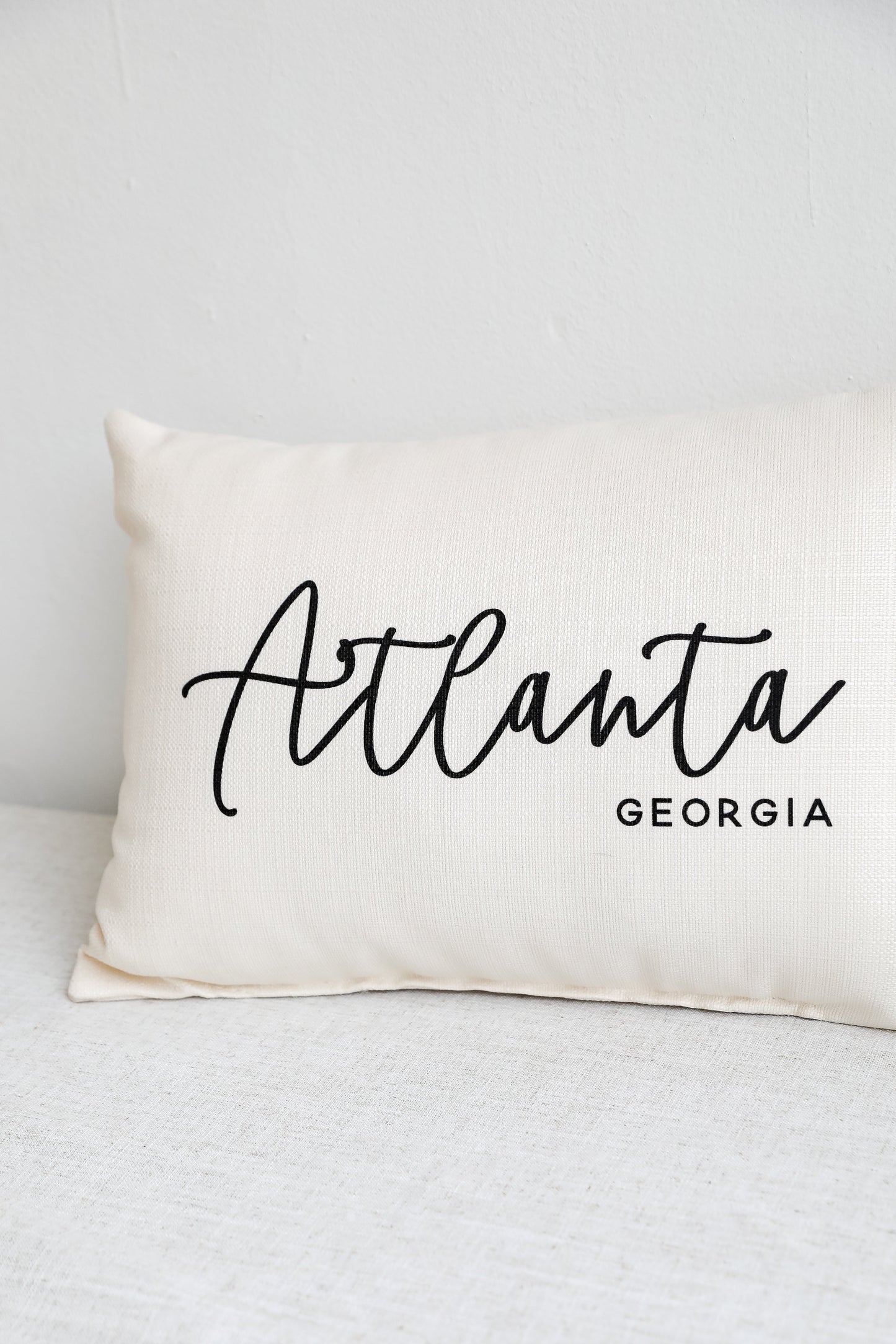 Atlanta Script Pillow