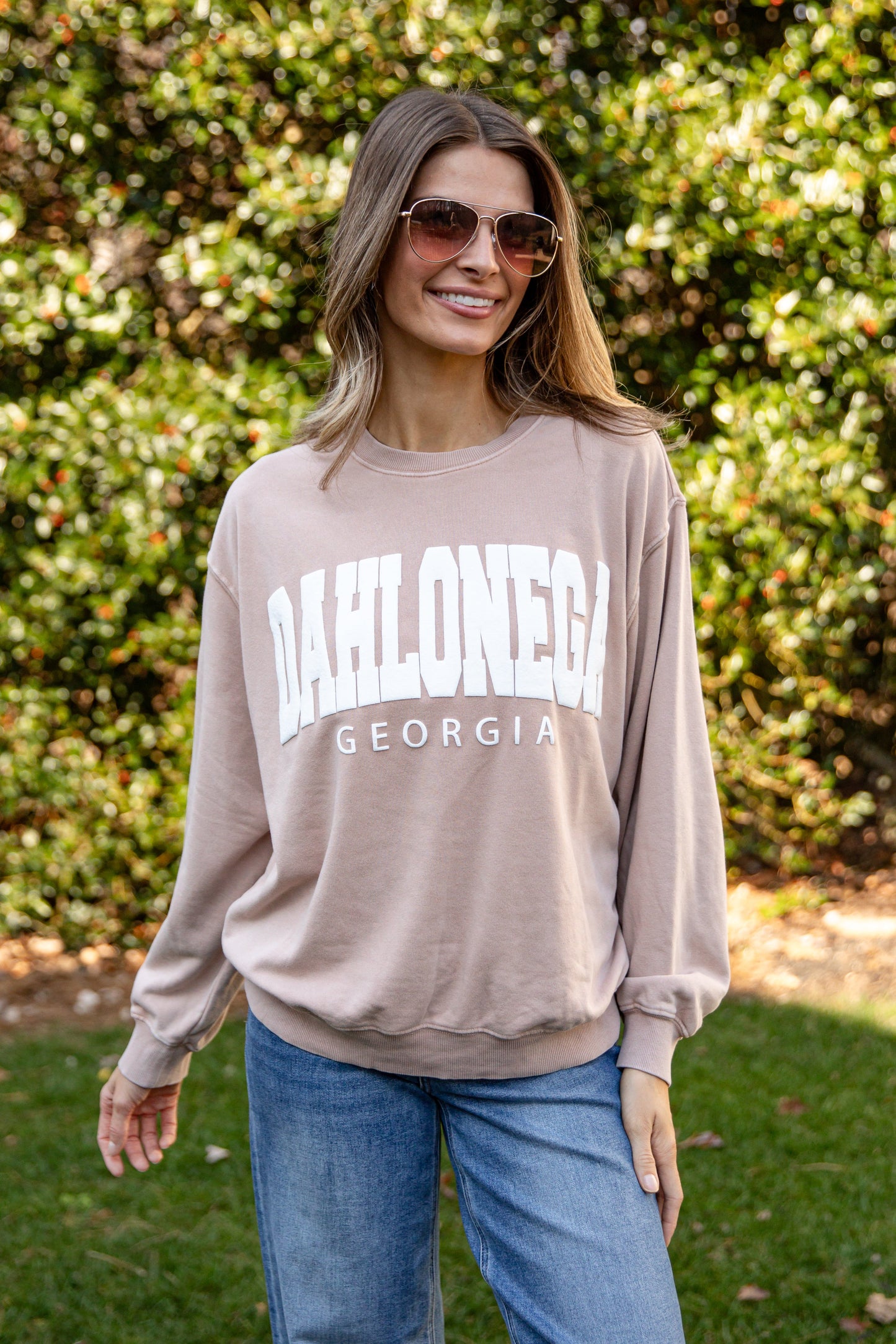 Dahlonega Taupe Sweatshirt