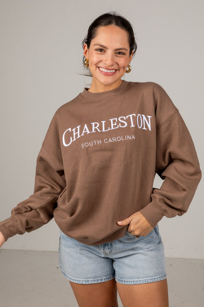 Charleston South Carolina Brown Pullover