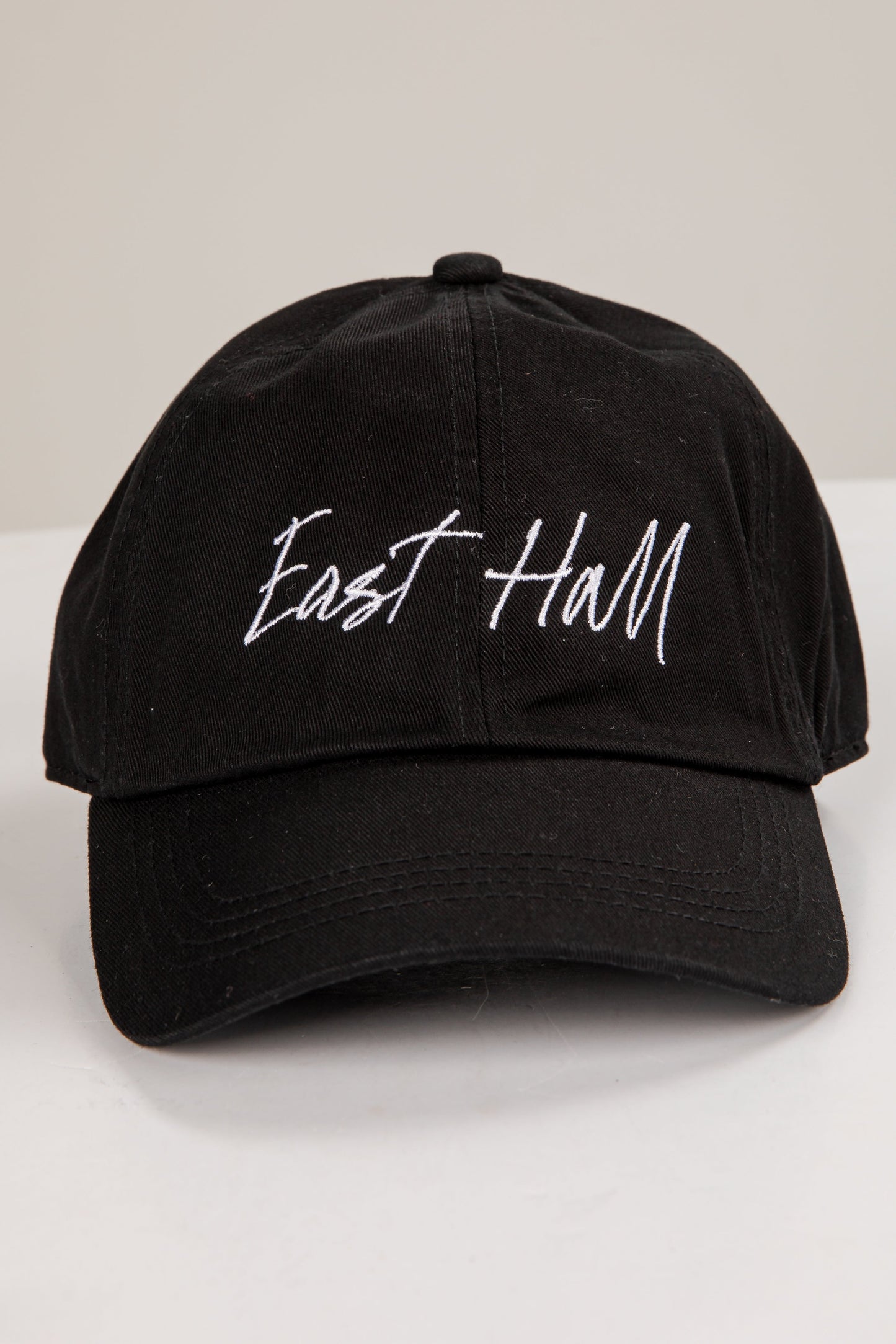 Black East Hall Script Hat