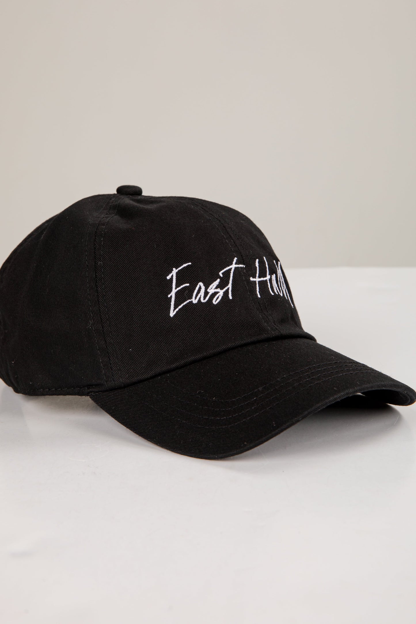 Black East Hall Script Hat