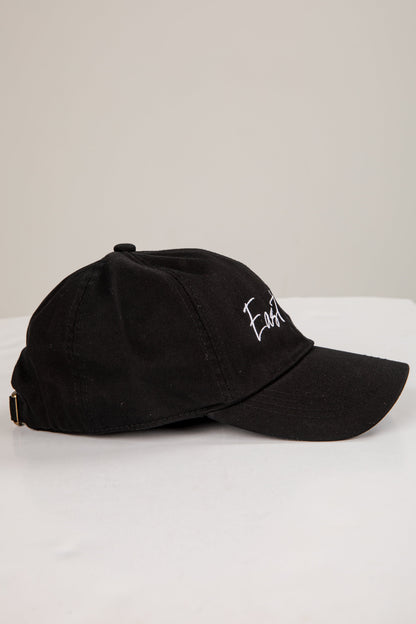 Black East Hall Script Hat