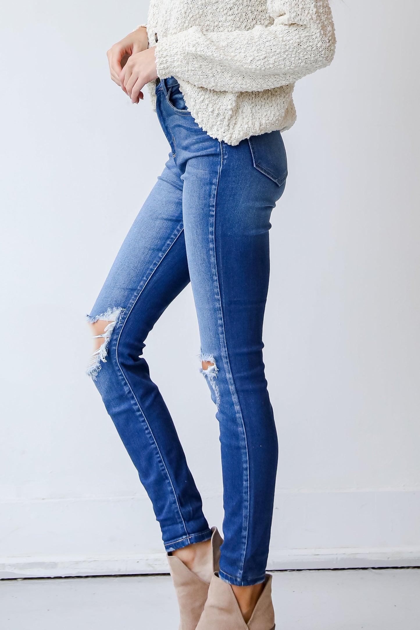 Bridget Distressed Skinny Jeans