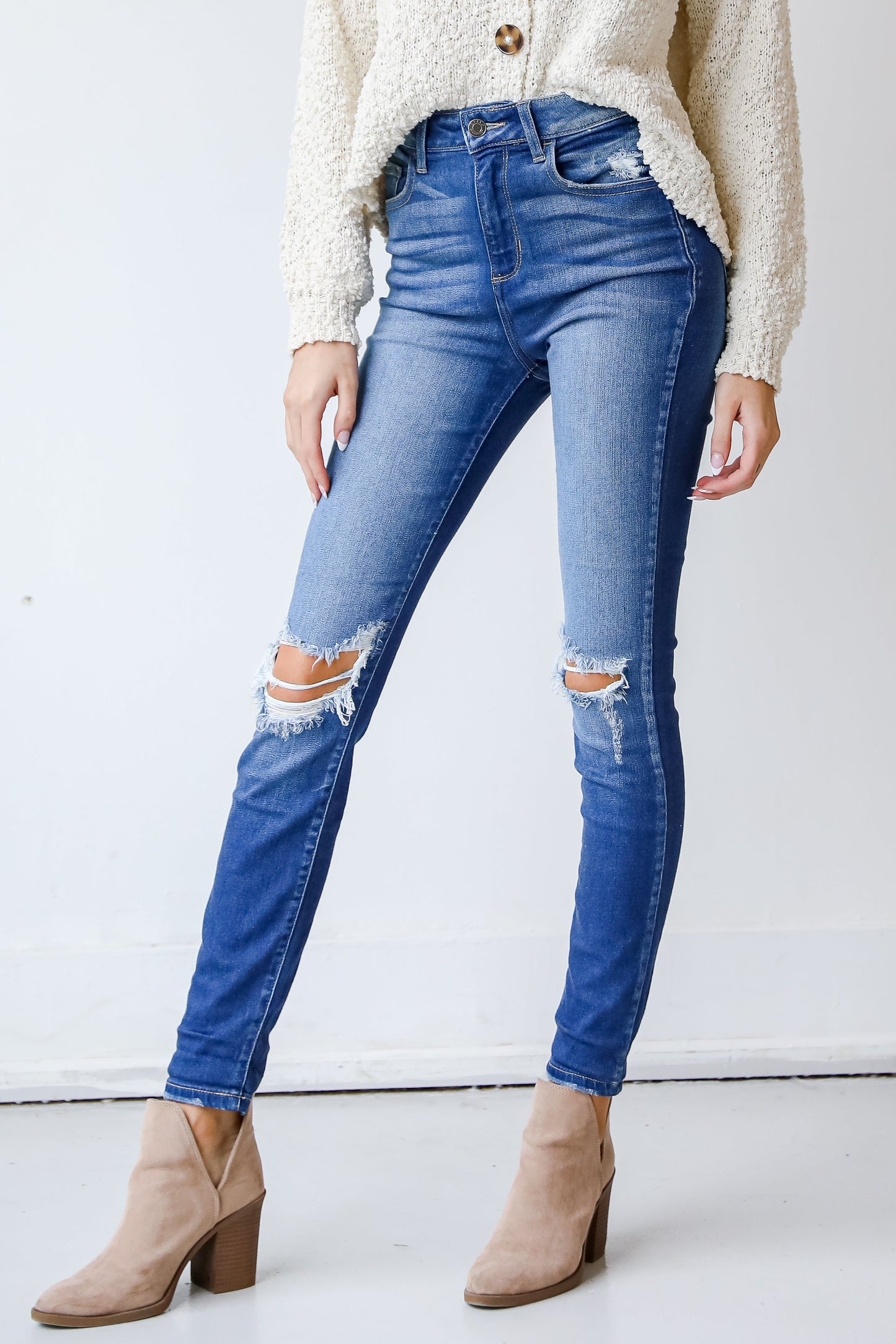 Bridget Distressed Skinny Jeans
