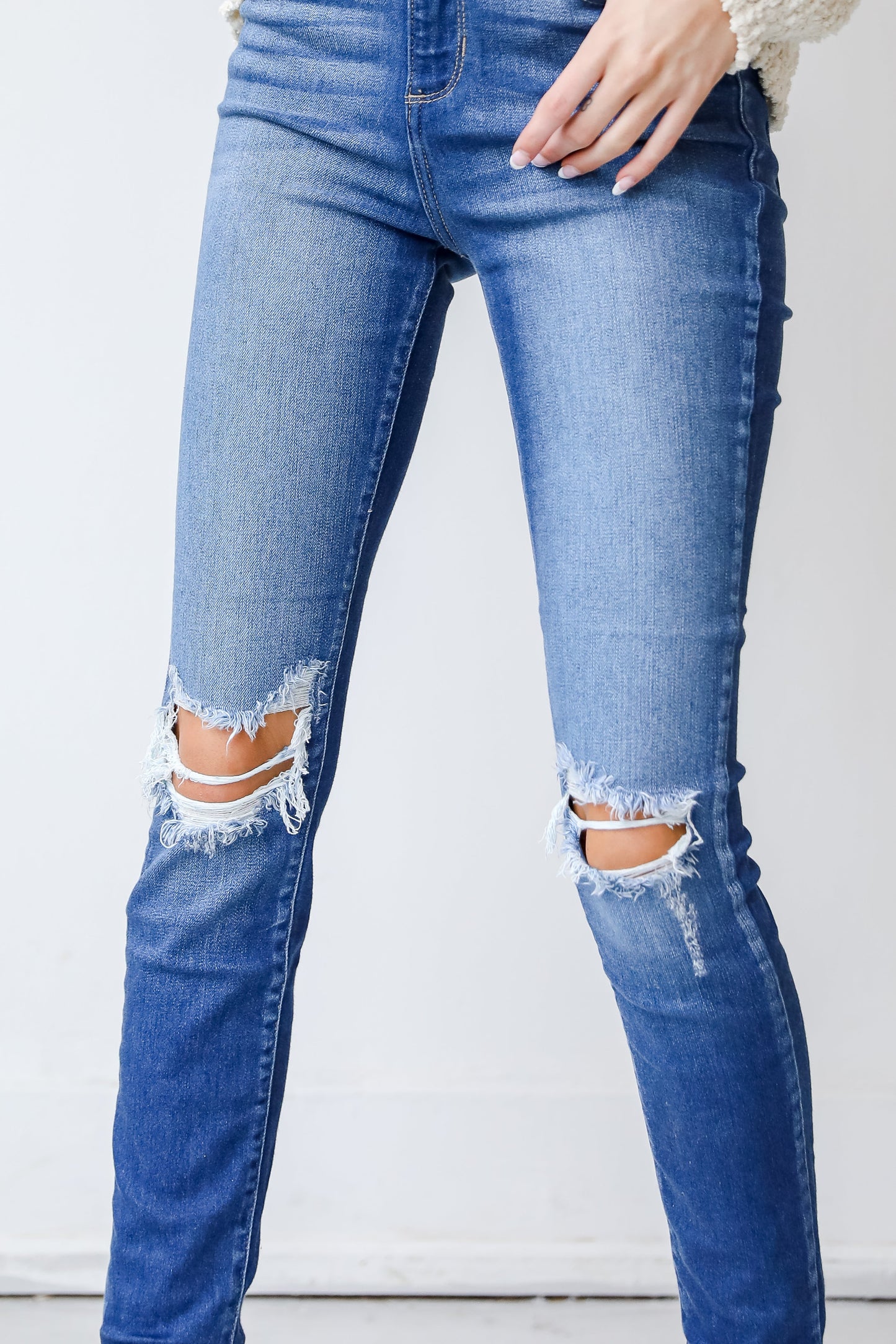 Bridget Distressed Skinny Jeans