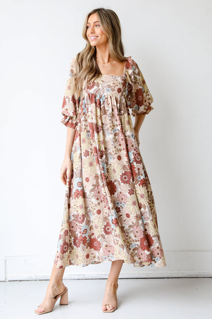 Breathtaking Beauty Floral Maxi Dress