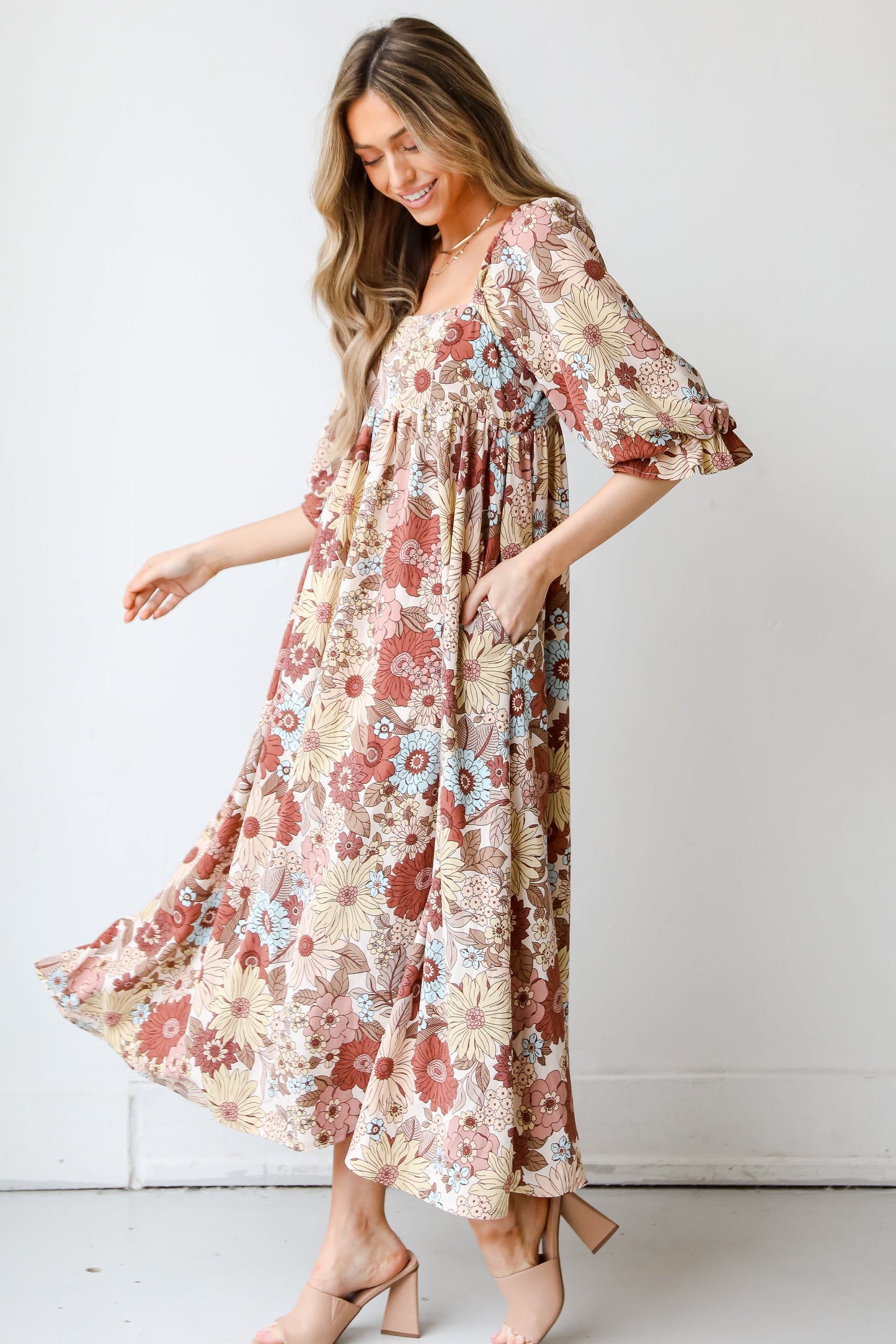 Breathtaking Beauty Floral Maxi Dress