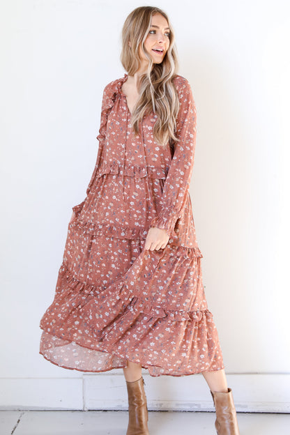 Buy You Flowers Floral Maxi Dress