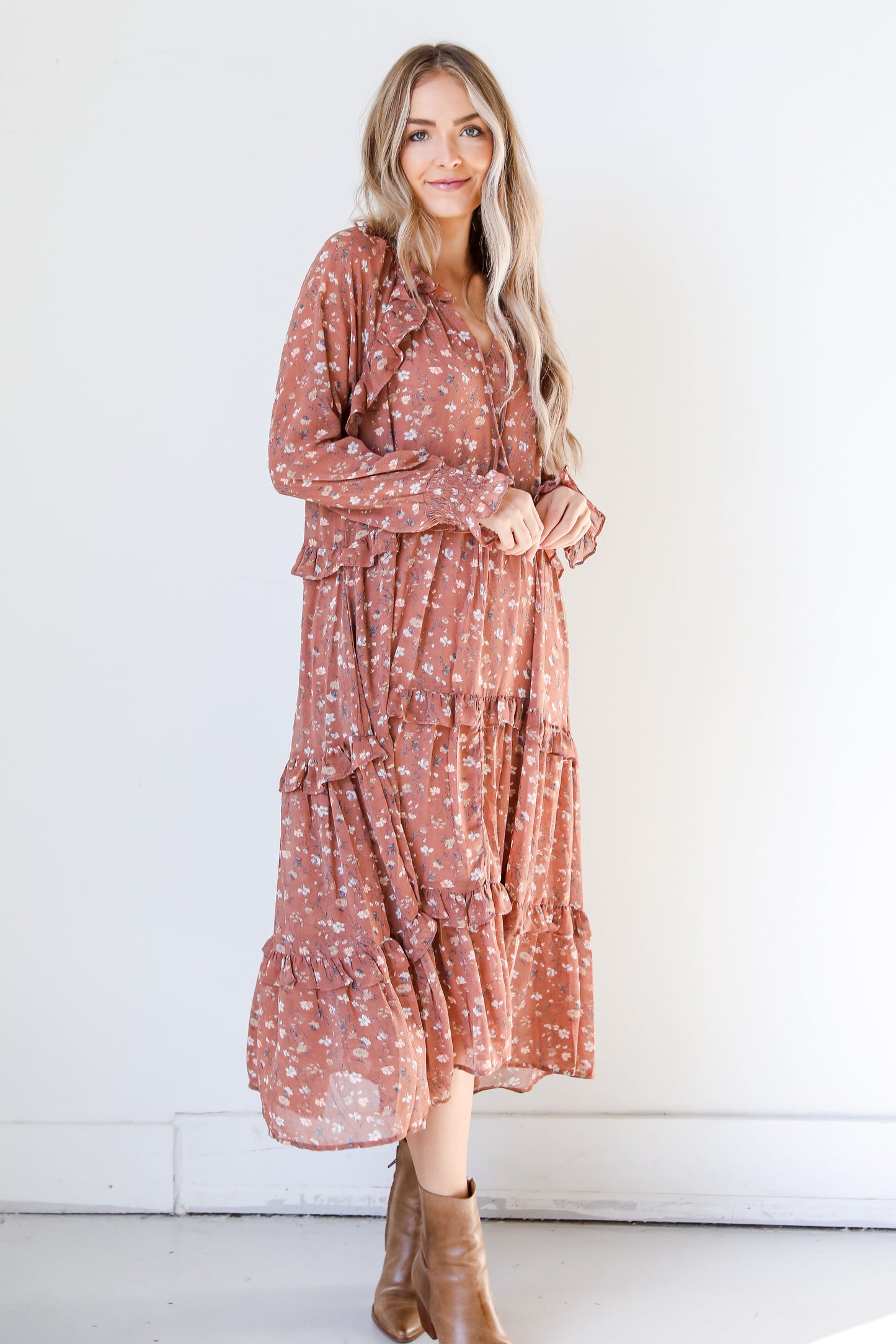 Buy You Flowers Floral Maxi Dress