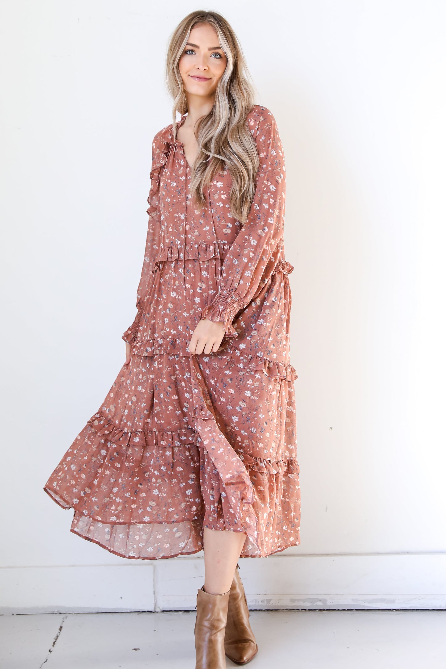 Buy You Flowers Floral Maxi Dress