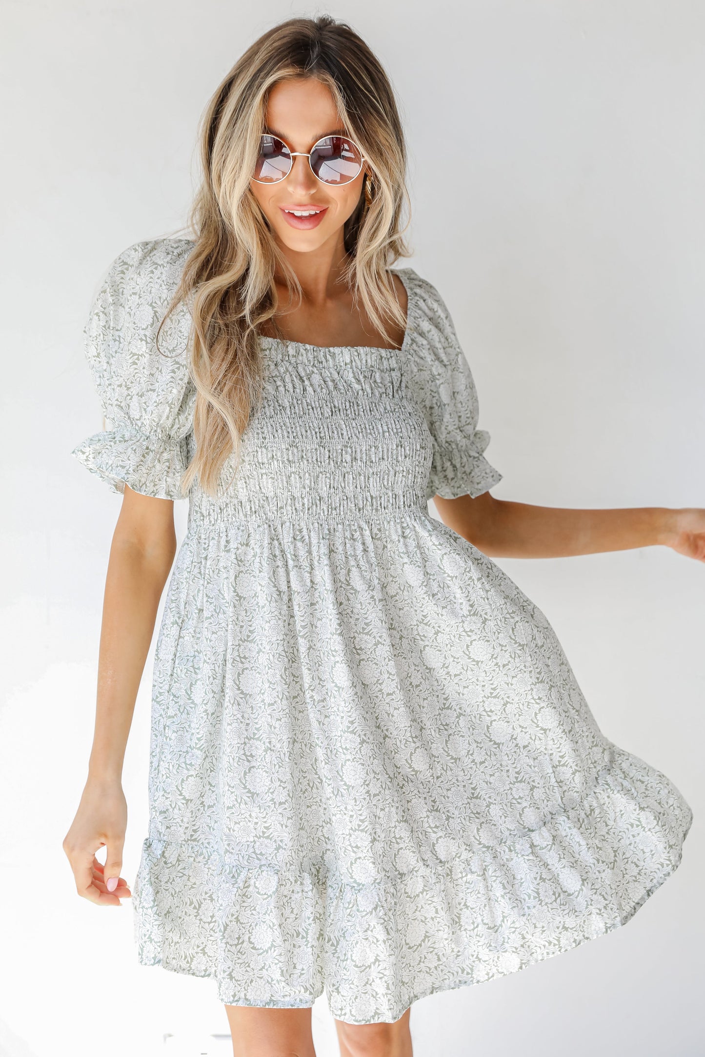 Always So Sweet Floral Mini Dress