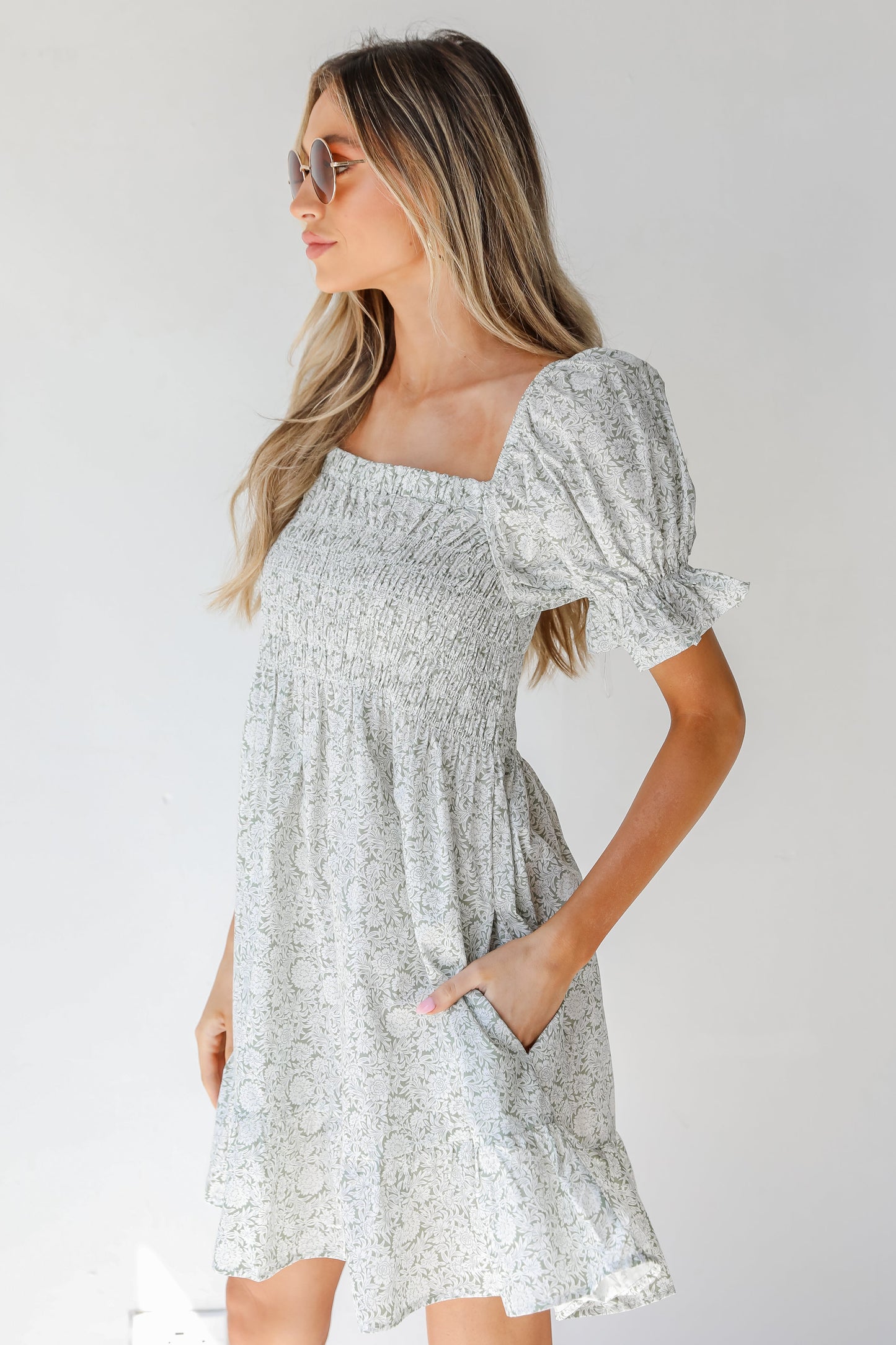 Always So Sweet Floral Mini Dress