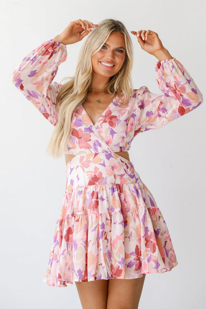 Charming Dedication Floral Mini Dress