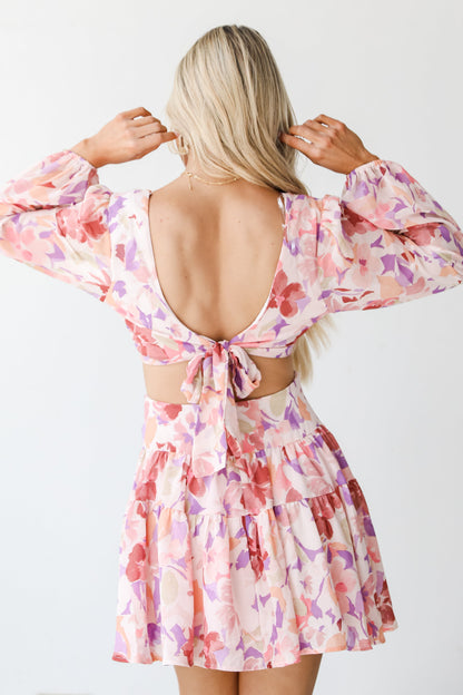 Charming Dedication Floral Mini Dress