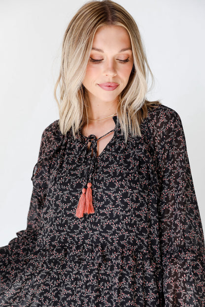 Blooming Passion Floral Maxi Dress