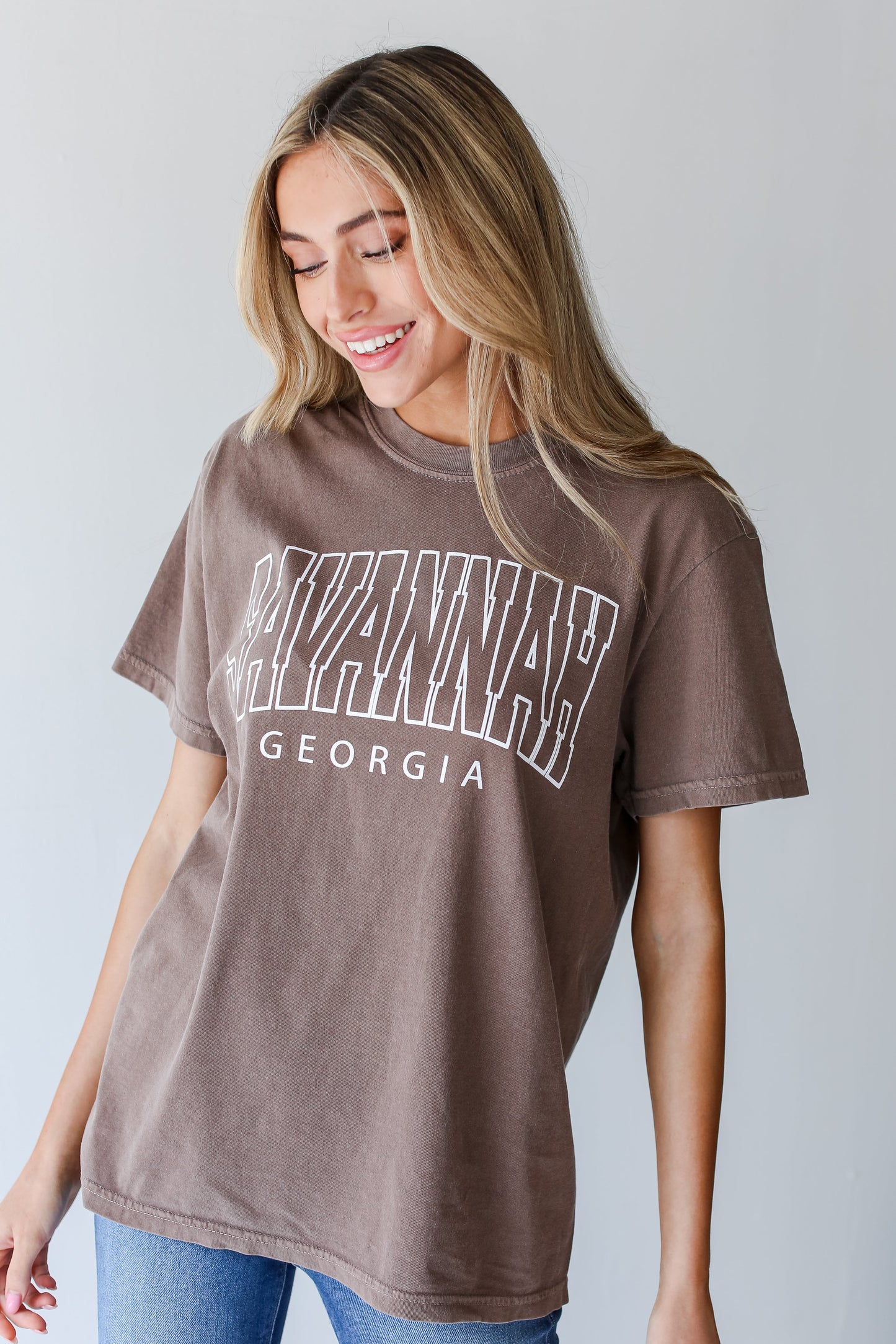 Brown Savannah Georgia Tee
