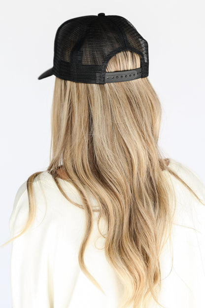 Black Glory Glory Embroidered Trucker Hat