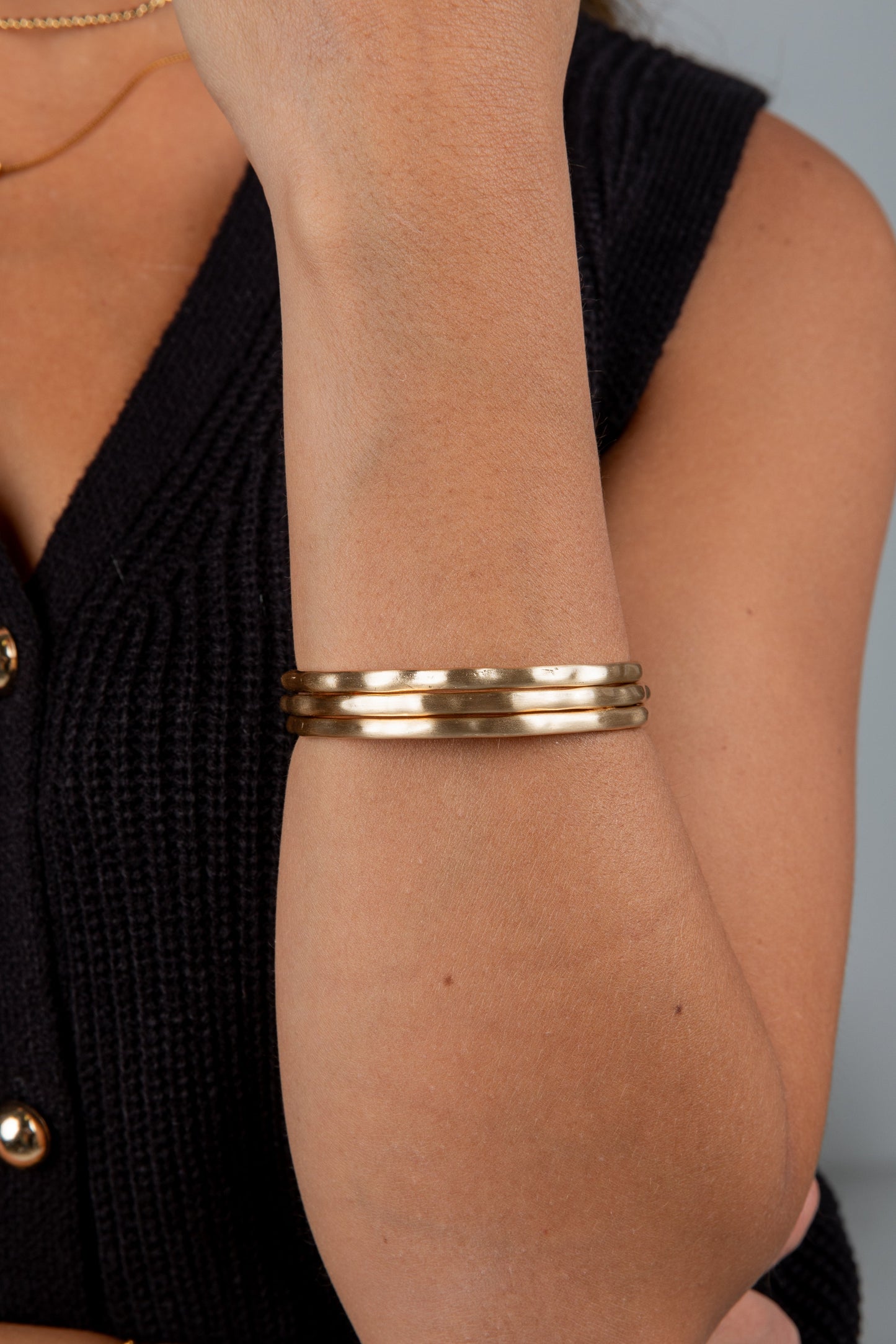 Brielle Gold Bangle Set