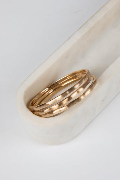 Brielle Gold Bangle Set